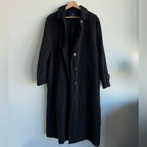 Vintage London Fog Women’s Navy Trench Coat -‎ 12 Petite